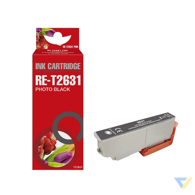 Red Box Compatible Epson C13T26314010 Ink PBK-0