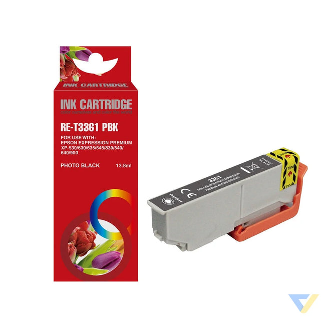 Red Box Compatible Epson C13T33614010 Ink PBK-0