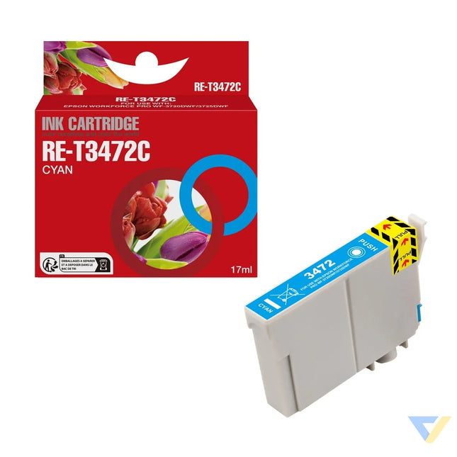 Red Box Compatible Epson C13T34724010 Ink C-0
