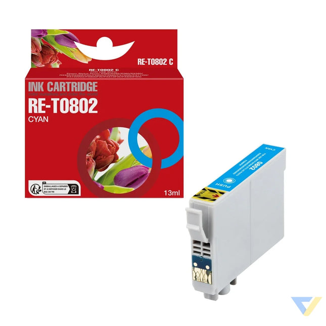 Red Box Compatible Epson T0802 Ink C-0
