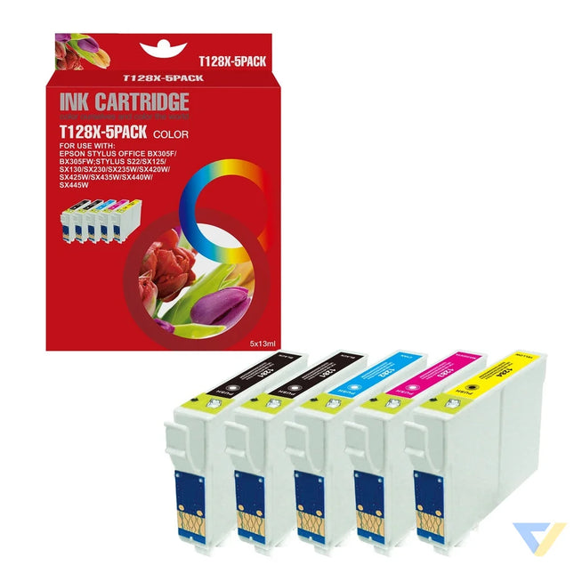 Red Box Compatible Epson T1281*2/1282/1283/1284 Ink BK/BK/C/M/Y-0