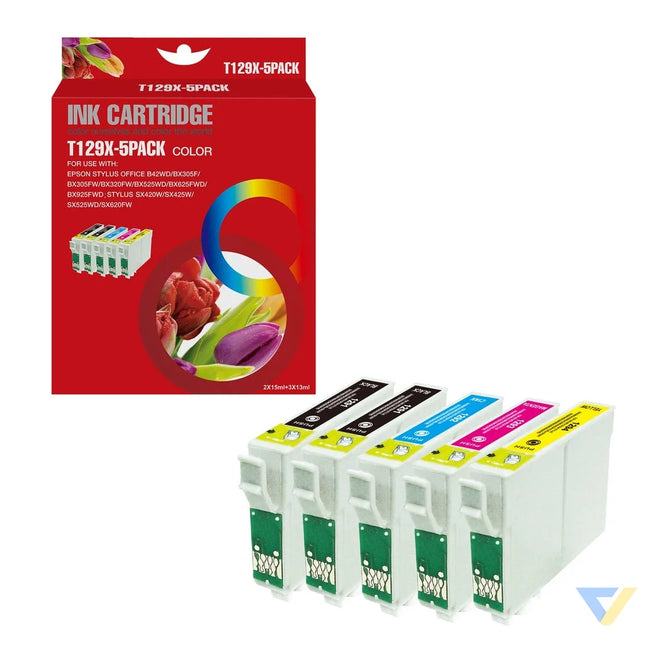 Red Box Compatible Epson T1291*2/1292/1293/1294 Ink BK/BK/C/M/Y-0