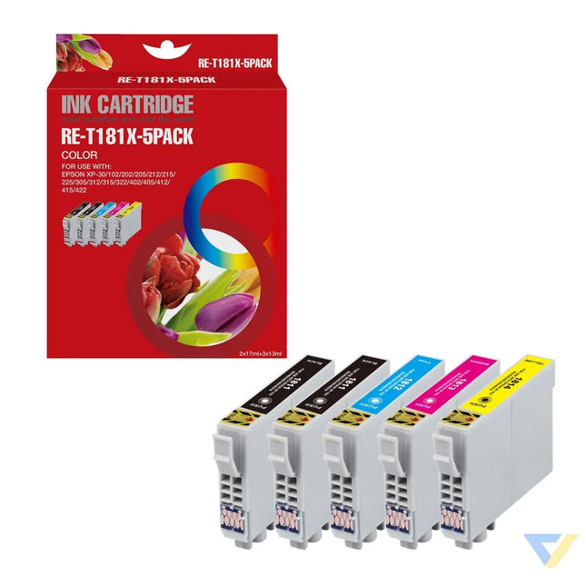 Red Box Compatible Epson T1811/1811/1812/1813/1814 Ink BK/BK/C/M/Y-0