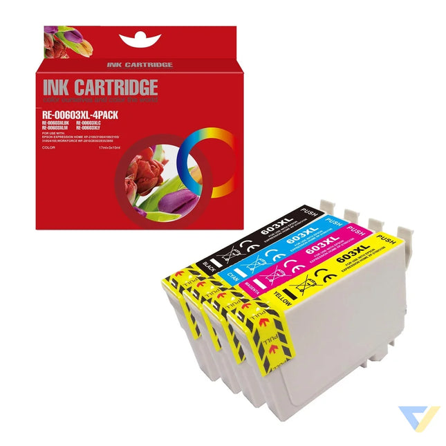 Red Box Compatible Epson T603XL(C13T03U64010) Ink BK/C/M/Y-0