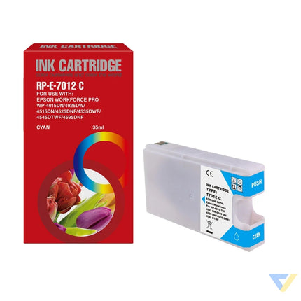 Red Box Compatible Epson T7012 Ink C-0