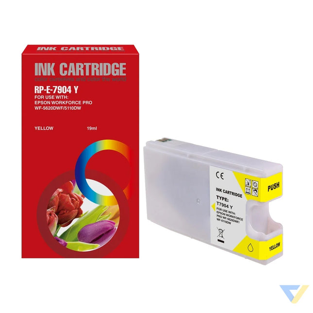 Red Box Compatible Epson T7904 Ink Y-0