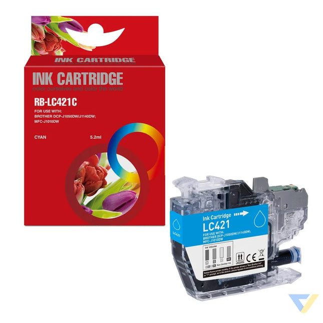 Red Box Compatible LC421C Ink C-0