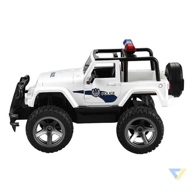 Remote controlled car 1:12 Double Eagle (white) Jeep (Police) E550 003 Remote controlled cars
