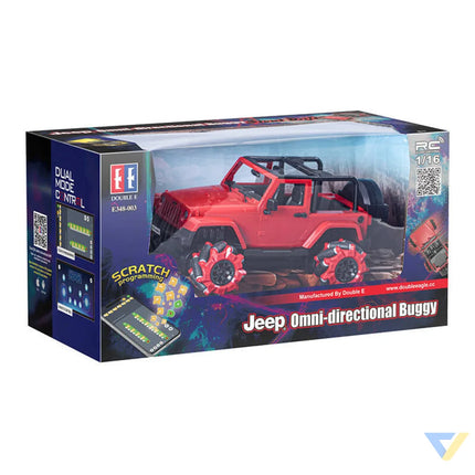 Remote controlled car 1:16 Double Eagle (red) Jeep (drift) E348 003 Remote controlled cars