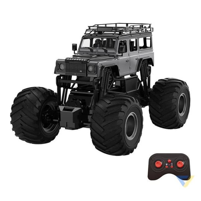Remote controlled RC remote control car 1:8 Double Eagle (grey) Land Rover Defender E375 003 Remote controlled cars