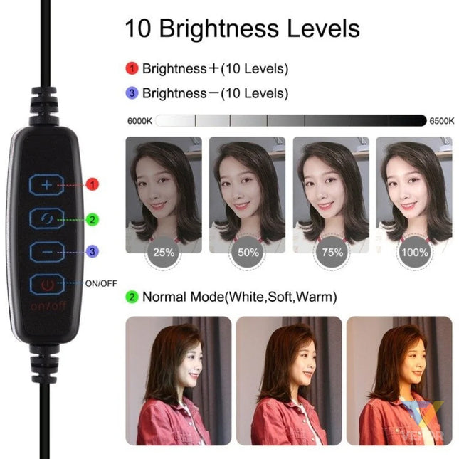 Ring LED lamp Puluz with adjustable base PU391 Ring lights