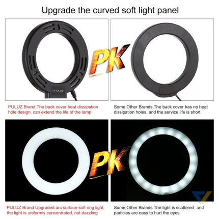 Ring LED lamp Puluz with adjustable base PU391 Ring lights