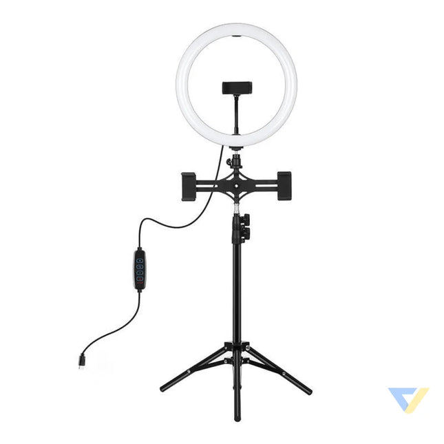 Ring light PULUZ with tripod and phone holder PKT3099B Lamps
