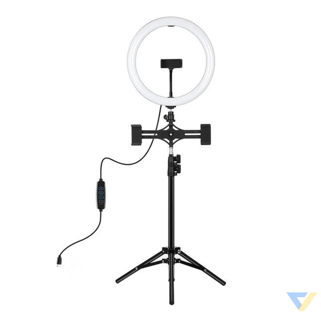 Ring light PULUZ with tripod and phone holder PKT3099B Lamps