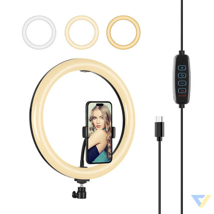Ring light with phone holder PULUZ Lamps