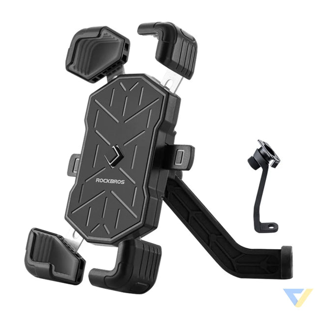 Rockbros HW 117 Bicycle Phone Holder (Black Gray) Mounts