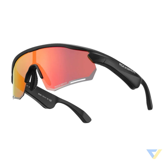 Rockbros SP251 Polarized Bluetooth Sunglasses (Mirrored) Glasses