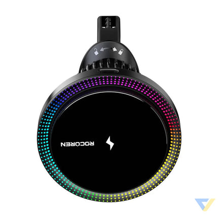 Rocoren RCZJ XK01 wireless car charger 15W (black) Car chargers