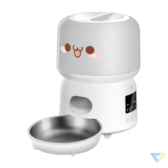 Rojeco 3L WiFi Version Smart Feed Dispenser (White) Bowls