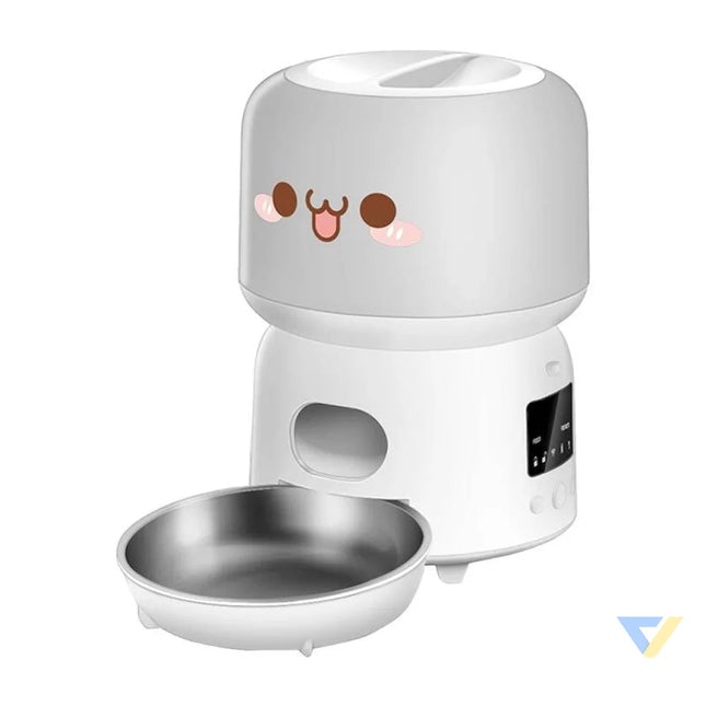 Rojeco 3L WiFi Version Smart Feed Dispenser (White) Bowls