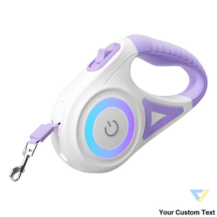 Rojeco 5m LED automatic leash (purple) Walking and transportation