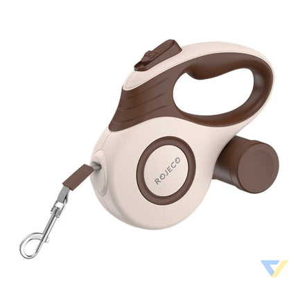 Rojeco A12 5M Automatic Retractable Dog Leash (brown) Walking and transportation