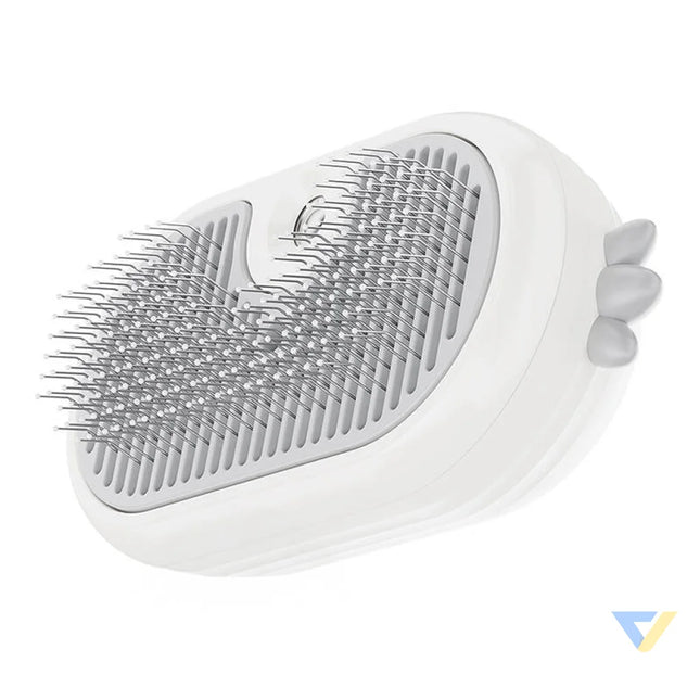 Rojeco Cat Steam Brush with massage function (white) Animal care