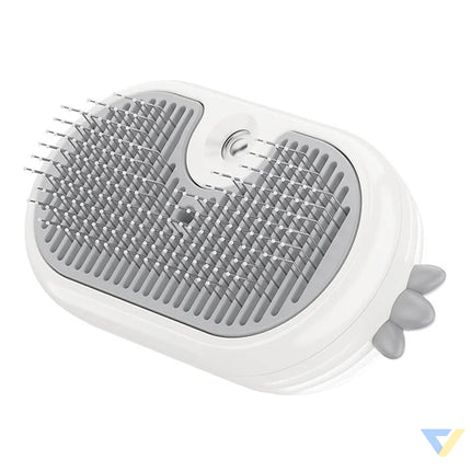 Rojeco Cat Steam Brush with massage function (white) Animal care