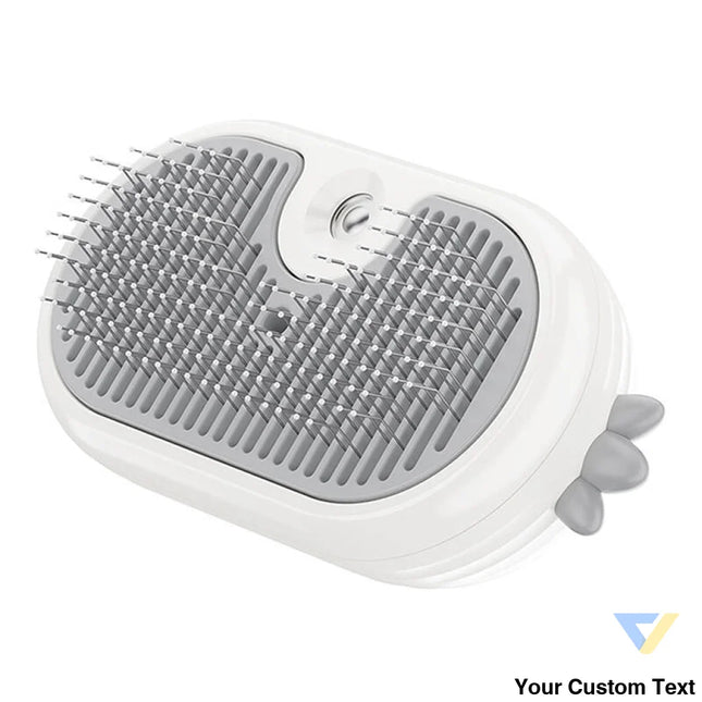 Rojeco Cat Steam Brush with massage function (white) Animal care