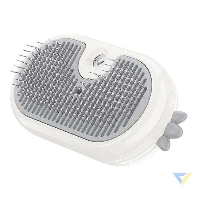 Rojeco Cat Steam Brush with massage function (white) Animal care