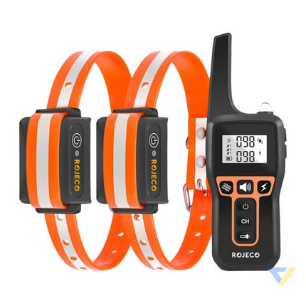 Rojeco PD5291000m Dog Training Collar with 2 Collars Walking and transportation