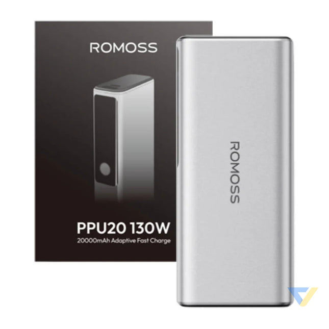 Romoss PPU20 20000mAh 130W Powerbank (silver) Powerbanks