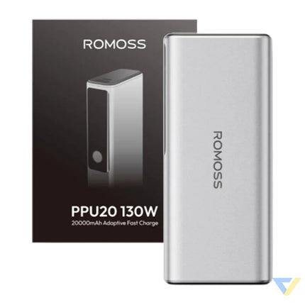 Romoss PPU20 20000mAh 130W Powerbank (silver) Powerbanks