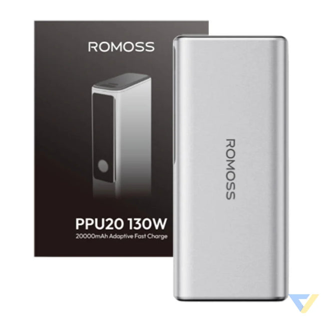Romoss PPU20 20000mAh 130W Powerbank (silver) Powerbanks
