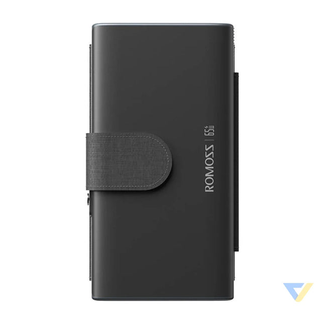 ROMOSS Solar Powerbank 30000mAh 65W Black Powerbanks