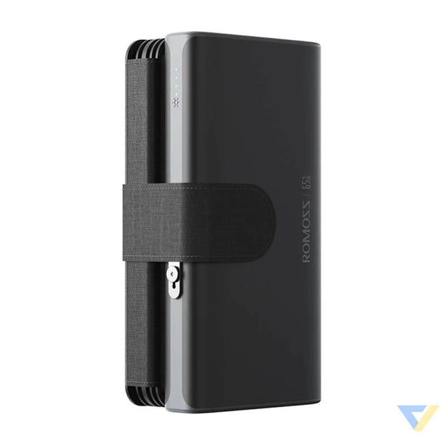 ROMOSS Solar Powerbank 30000mAh 65W Black Powerbanks
