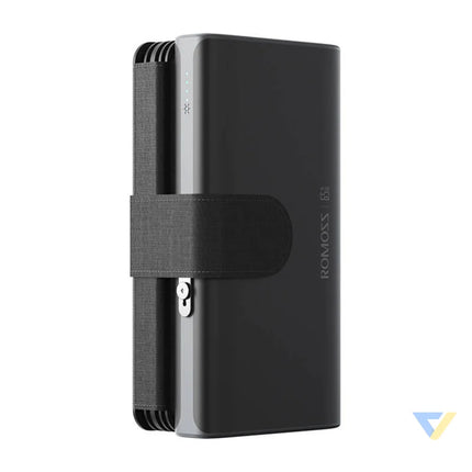 ROMOSS Solar Powerbank 30000mAh 65W Black Powerbanks