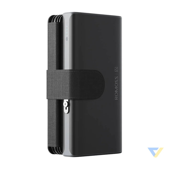 ROMOSS Solar Powerbank 30000mAh 65W Black Powerbanks