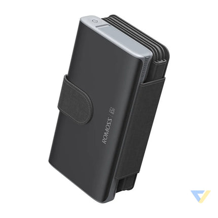 ROMOSS Solar Powerbank 30000mAh 65W Black Powerbanks
