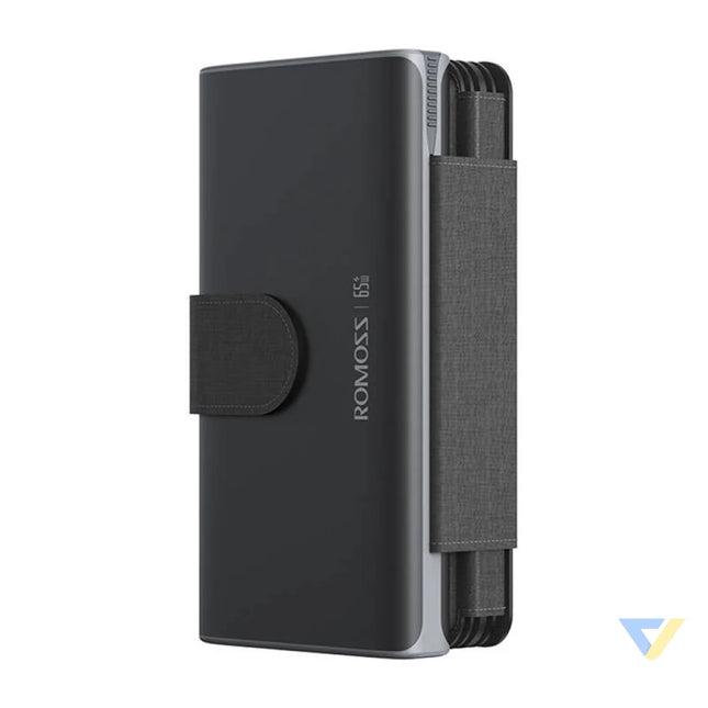 ROMOSS Solar Powerbank 30000mAh 65W Black Powerbanks