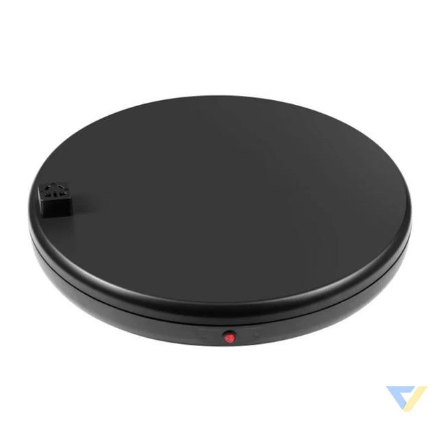 Rotating display stand Puluz with power socket 45 cm (black) Stands