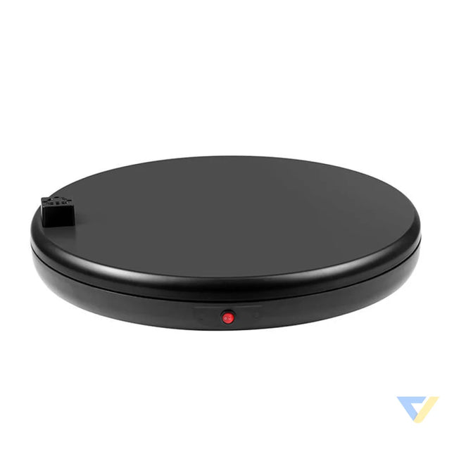 Rotating display stand Puluz with power socket 45 cm (black) Stands