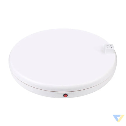 Rotating display stand Puluz with power socket 45 cm (white) Stands