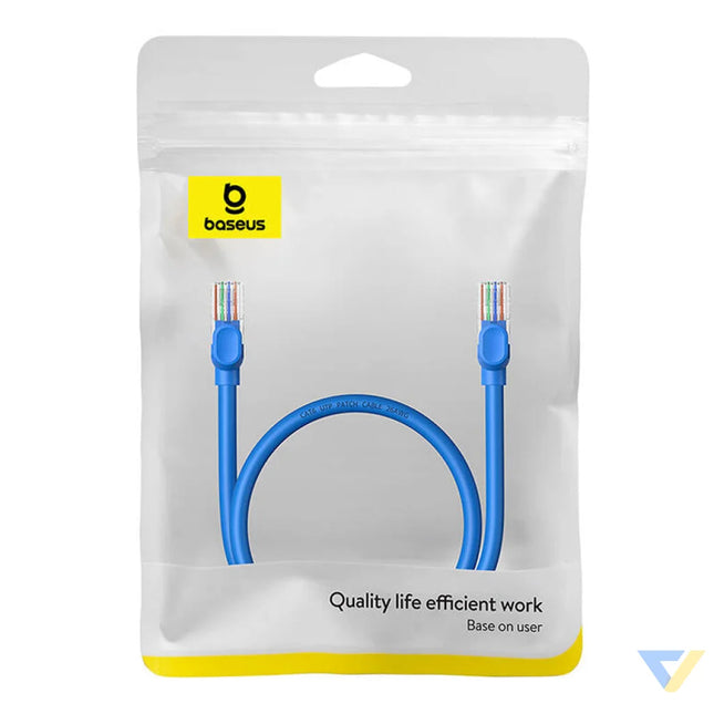 Round Cable Baseus Ethernet RJ45 Cat.6 0,5m (blue) Network cables