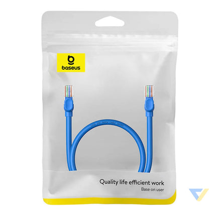 Round Cable Baseus Ethernet RJ45 Cat.6 0,5m (blue) Network cables