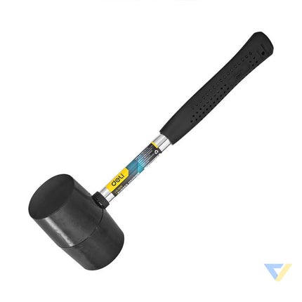 Rubber Hammer Deli Tools EDL5616 0.5kg (black) Hammers