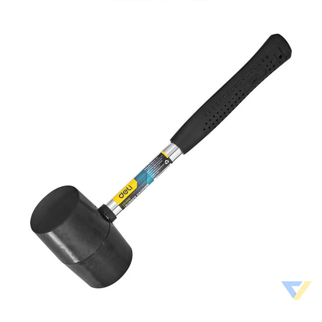 Rubber Hammer Deli Tools EDL5616 0.5kg (black) Hammers