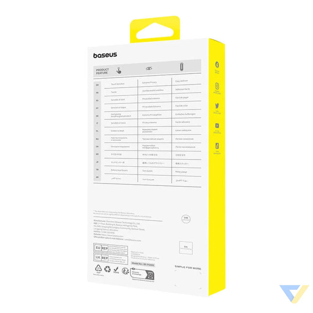Sapphire Tempered Glass Baseus 0.3mm for iPhone 15 ProMax For smartphones