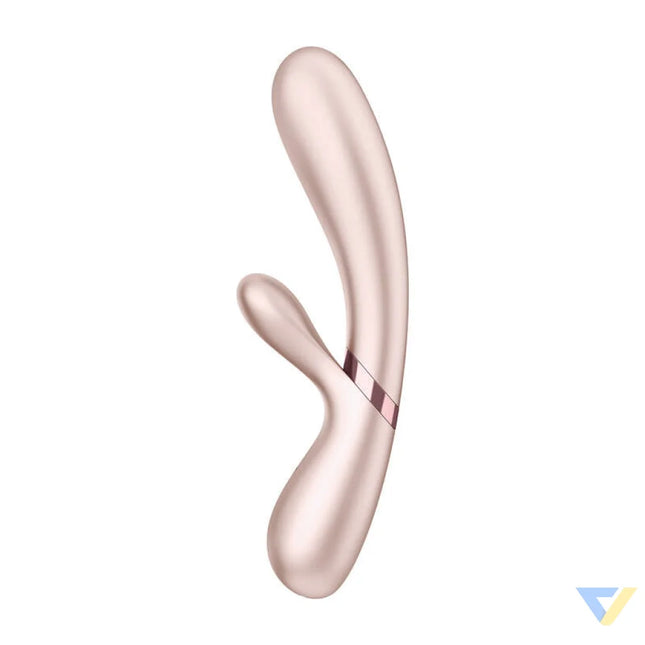 Satisfyer Hot Lover heated vibrator pink and gold Vibrators