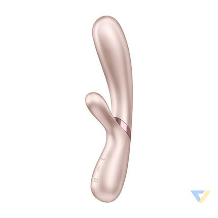 Satisfyer Hot Lover heated vibrator pink and gold Vibrators